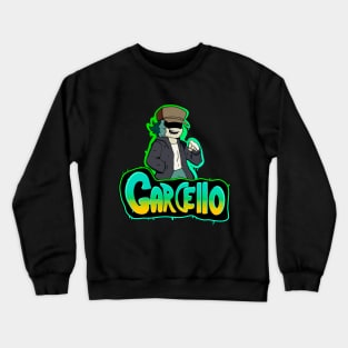 Garcello fnf mod character graffiti Crewneck Sweatshirt